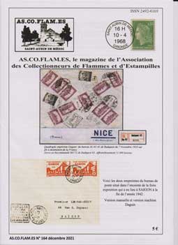 Ascoflames N° 164 - décembre 2021 Ascoflames N° 164 - décembre 2021